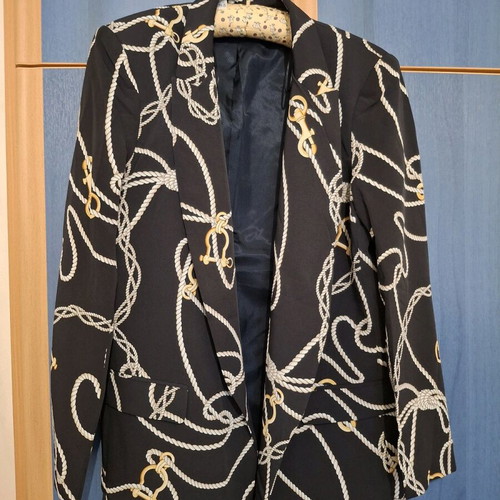 Zara blazer dark blue size large like new