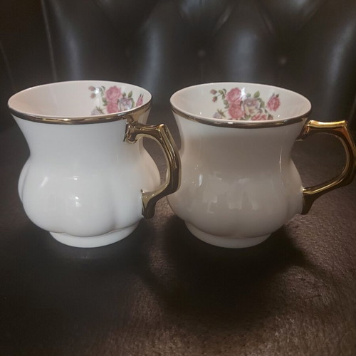 Vintage porcelain cups set of 2 new