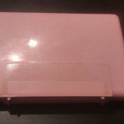Intersonic cassette case used, pink with 90s pop/disco cassette