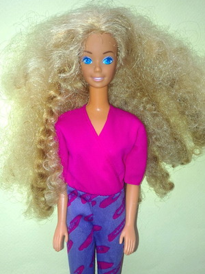 Barbie Island Fun 1986 used with minimal discoloration marks