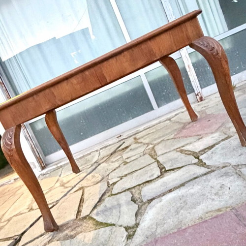 Extendable solid wood table refurbished over 2.20m length