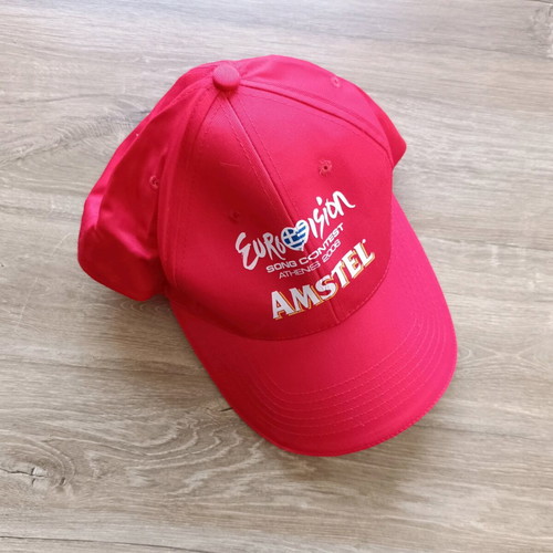 Collectible Eurovision Athens 2006 hat like new, Amstel sponsor