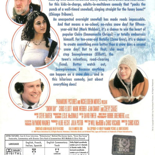 Snow Day DVD ταινία, περιπέτεια κωμωδία, υπότιτλοι στα ελληνικά