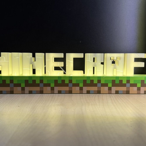 Paladone Minecraft Multicolor LED Wall and Desk Light new