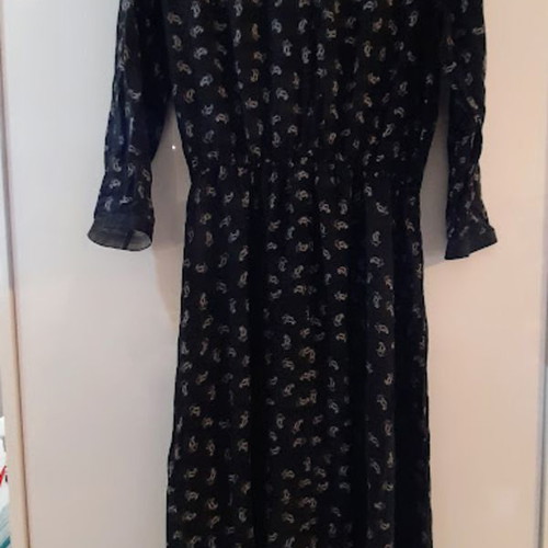 Sisley dress used, size M, long autumn-winter