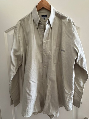Trussardi Sport XL shirt used, beige, men's authentic