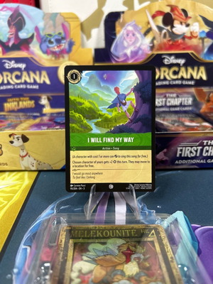 Disney Lorcana TCG κάρτα I Will Find My Way σε άριστη κατάσταση
