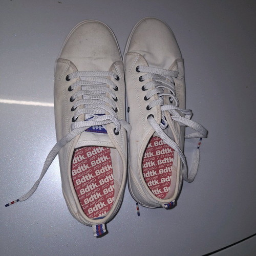 BodyTalk men's canvas shoes used, white, size 45