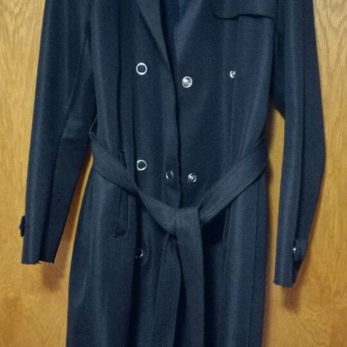 Stradivarius coat black like new, autumn or spring wear