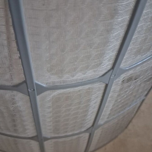Pair of washable air conditioner dust filters 30.5 x 25 cm