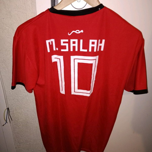 Mohamed Salah National Team Jersey used, size Large, Egypt