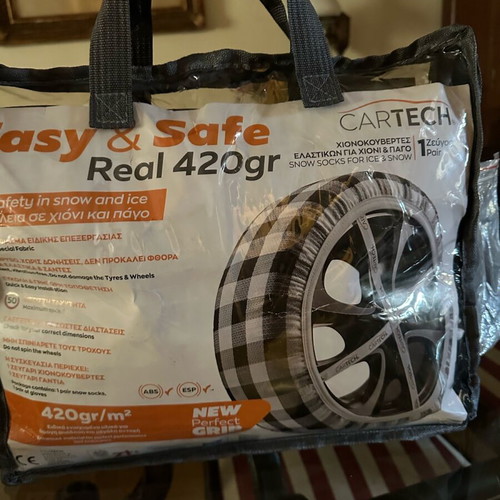 Snow socks new for tire size 175 65 R14