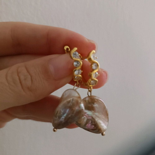 Earrings like new, unused