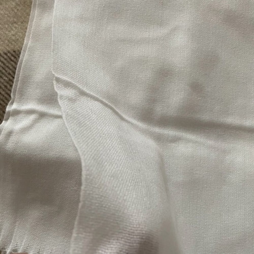 White Element scarf new with soft texture and fringes