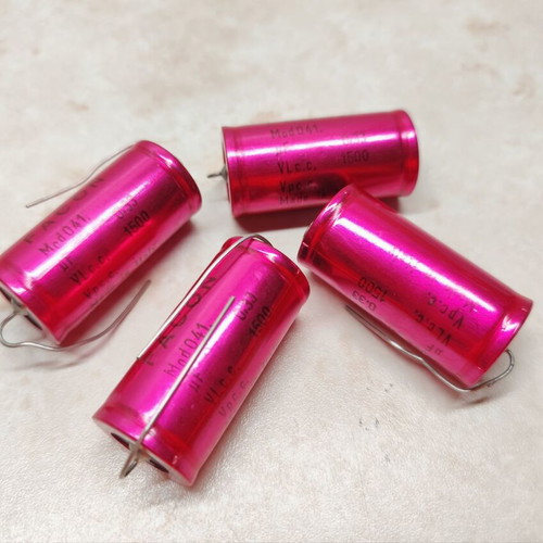 Facon Axial Capacitors 330 nF 1500 V Vintage Audio NOS set of 4