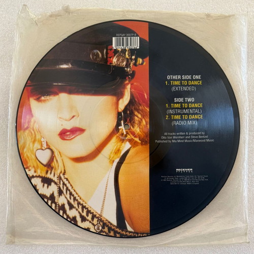 Madonna Otto Von Wernherr Time to Dance 12'' Picture Disc Like New