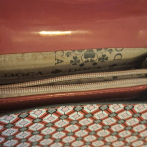 Doca crossbody or handheld bag, like new, colorful