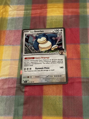 Pokemon Card Snorlax holo card like new
