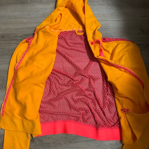 Adidas x Stella McCartney perforated jacket new, orange, size L