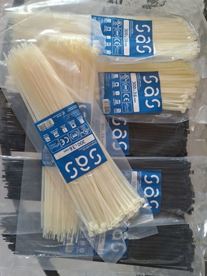 Sas cable ties 300×3.6mm new, pack of 7