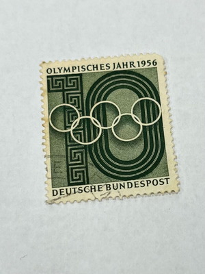 West Germany Stamp Olympic Year 1956 Celebration like new