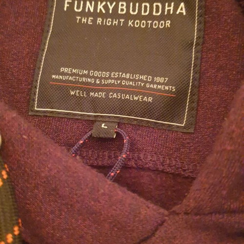 Funky Buddha sweatshirt black size L like new