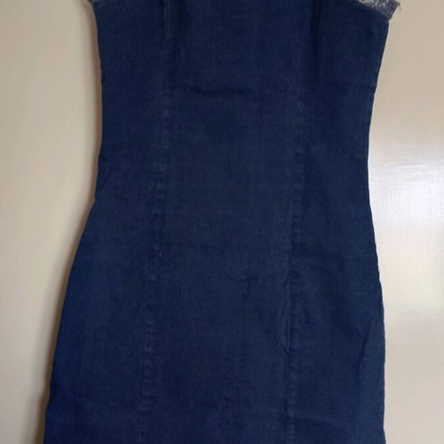 Denim dress like new, barely worn, blue, size S