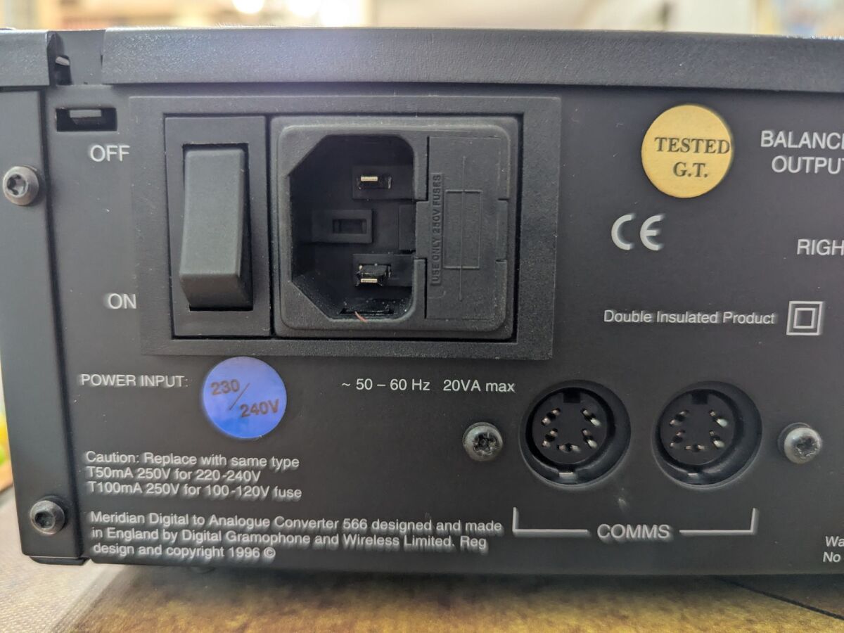 Meridian 566 20-bit DAC like new - € 700,00 - Vendora.cy