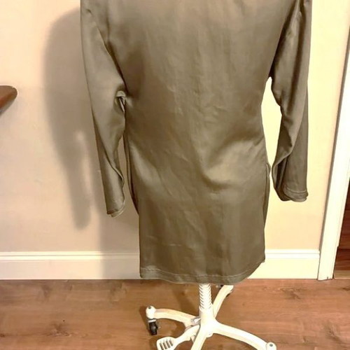 Donna Karan silk dress tunic large green like new