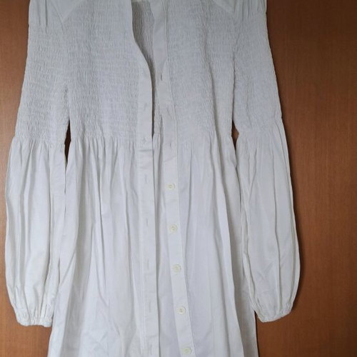 Long shirt white size S like new