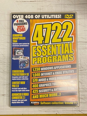 Vintage PC programs in like new condition