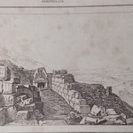 1832 ατσαλογραφία Μυκήνες Η Πύλη των Λεόντων μεταχειρισμένη