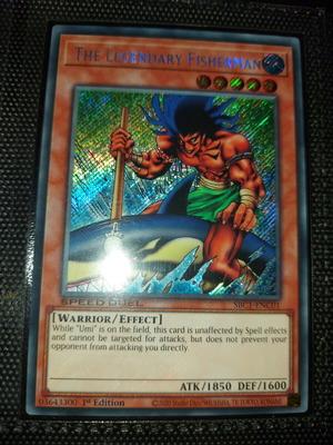 The Legendary Fisherman Secret Rare Speed Duel κάρτα σαν καινούργιο
