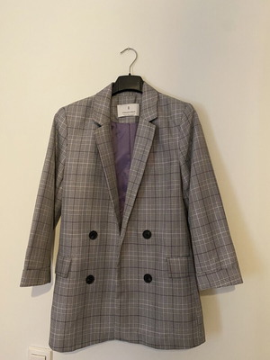 Blazer Stradivarius γυναικείο σακάκι καρό σαν καινούργιο, πολύχρωμο, μέγεθος S