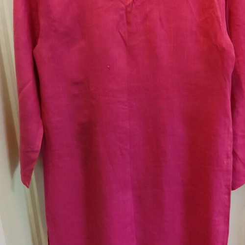 Figaro linen dress kaftan pink like new