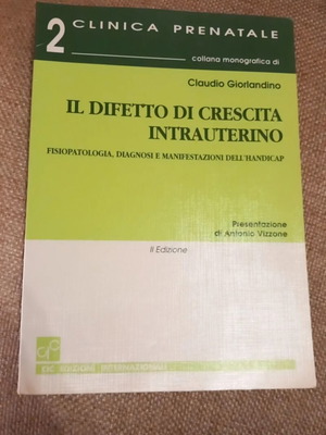 Il difetto di crescita intrauterino book used, Italian