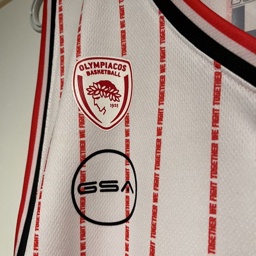 Olympiacos Basketball Jersey GSA Away 2023-24 #0 Thomas Walkup