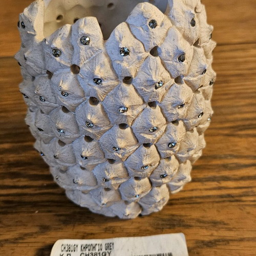 Gilles Caffier ceramic sculpture like new with Swarovski stones