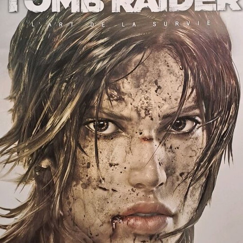 Tomb Raider art book like new, French, 2013 game