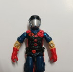 GI Joe Vipers (v1) Cobra Infantry figure used, complete with filecard