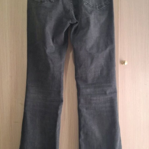 Zara flare jeans black gray like new, size M