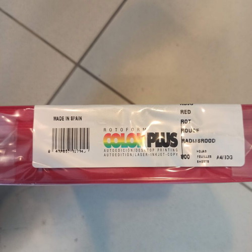 A4 paper new 500 sheets red color