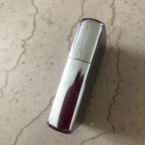 Zippo silver lighter used, simple, needs maintenance