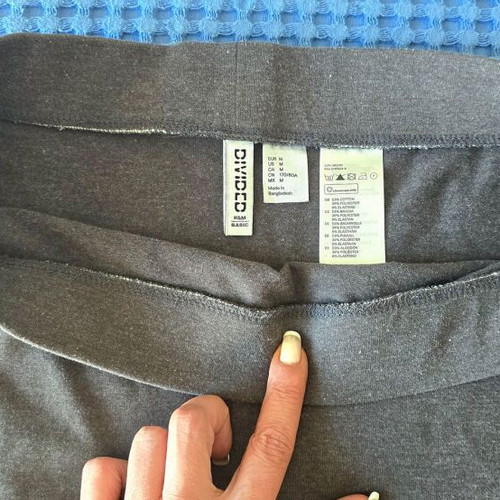 H&M Basic skirt, size Large, gray