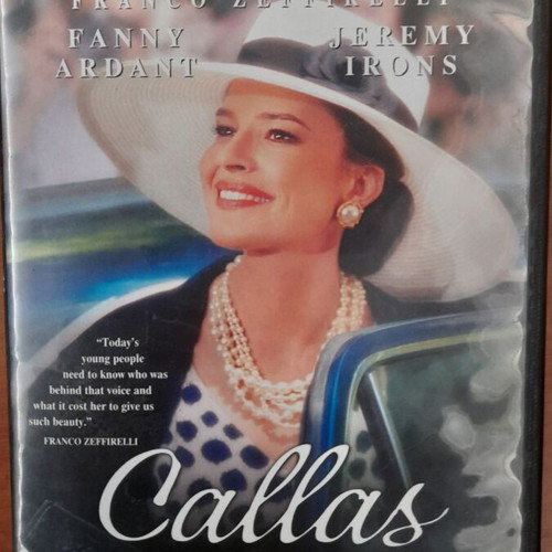 Callas Forever DVD used, biography with subtitles