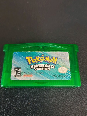 Αυθεντική κασέτα Pokemon Emerald για Game Boy Advance, μεταχειρισμένη