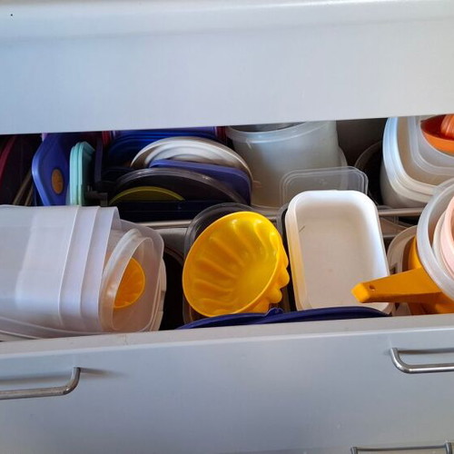 Miele Upper Cabinets and 2 Drawer Columns used