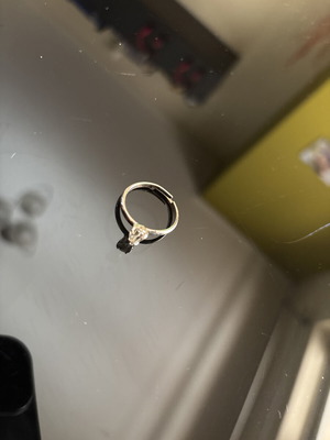Ring used, 17-18mm, silver color