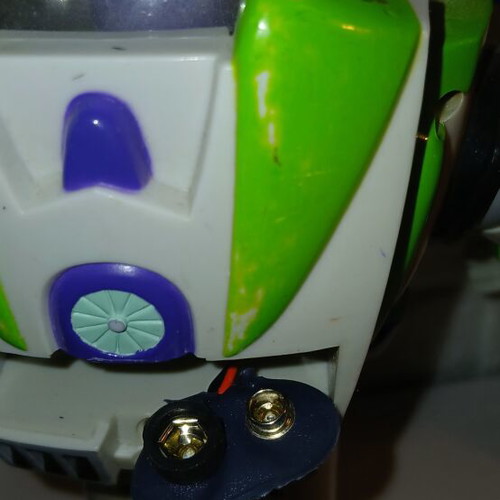 Toy Story walkie-talkie set used with Buzz Lightyear and Sheriff Woody figures