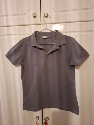 Admiral Men's Polo Shirt Medium 100% Cotton Grey Anthracite Like New